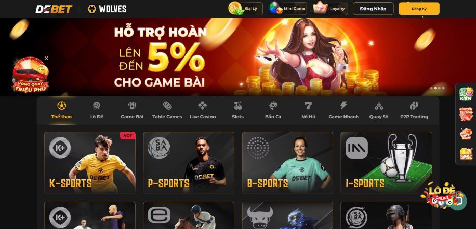 Đôi nét về cổng game Debet