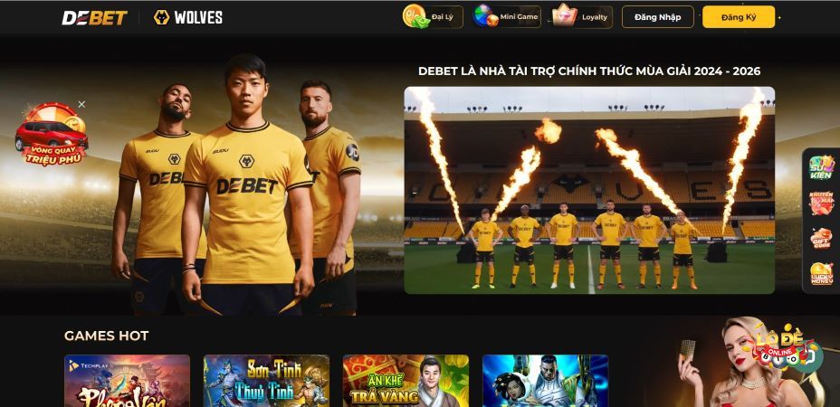 Debet - Cổng game cá cược uy tín hàng đầu hiện nay
