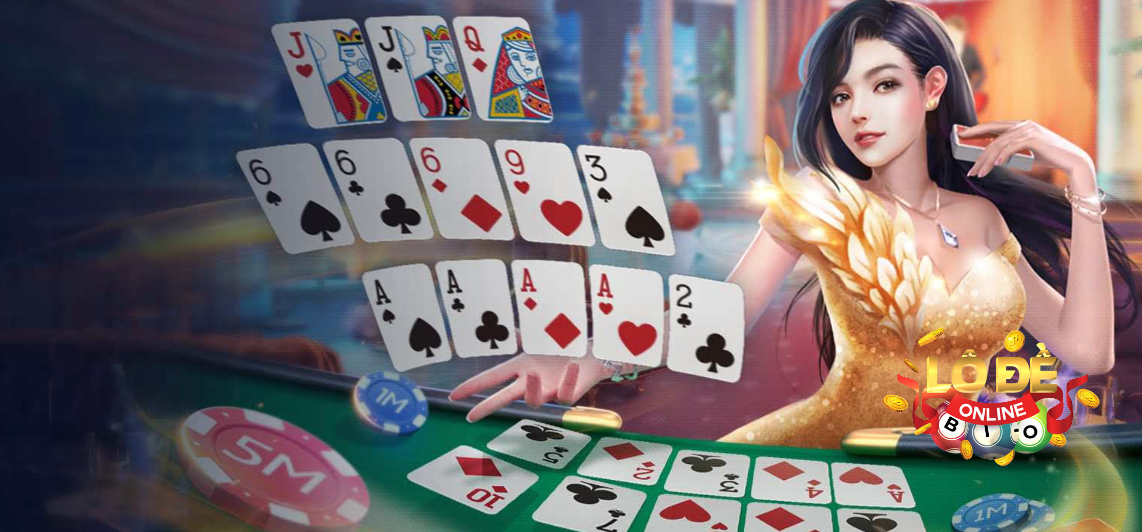Poker online là một trò chơi bài trí tuệ